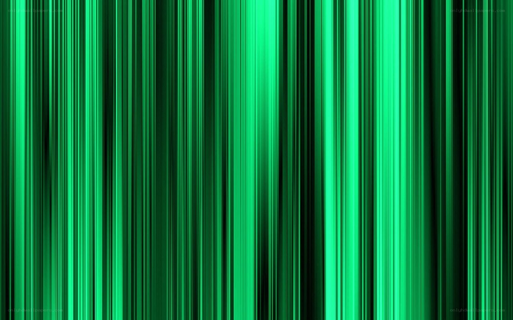 vertical green light stripes