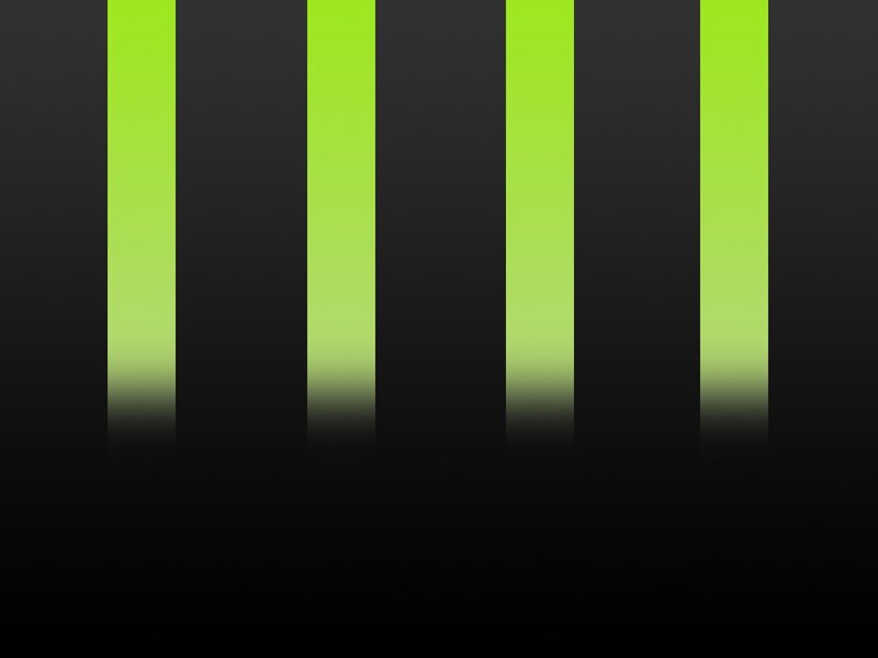 Vertical Green Stripes — Minimalist