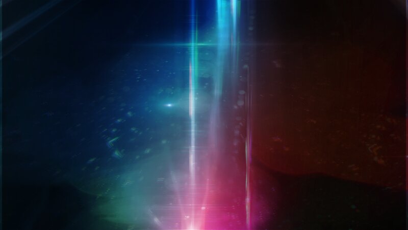 Vertical Light Beam — Blue