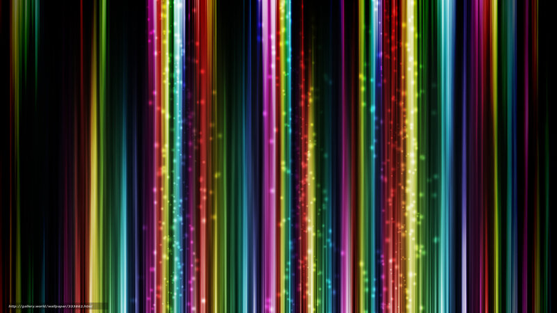 Vertical Light Streaks — Black, Vibrant, Abstract