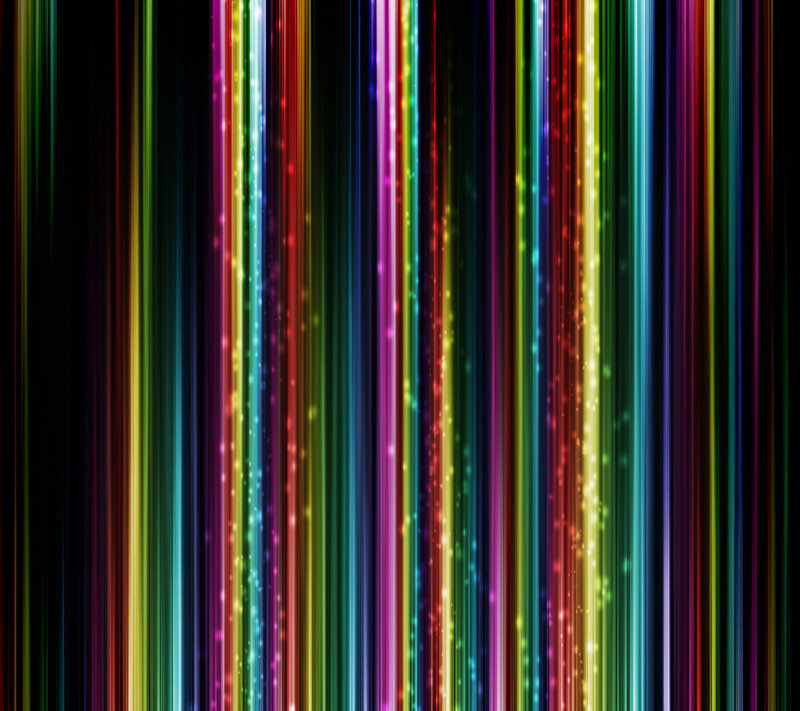 Vertical Light Streaks — Black, Vibrant