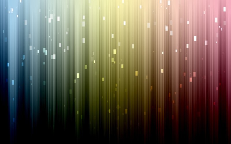 Vertical Light Streaks — Blue, Calm, Abstract, Particles, Gradient