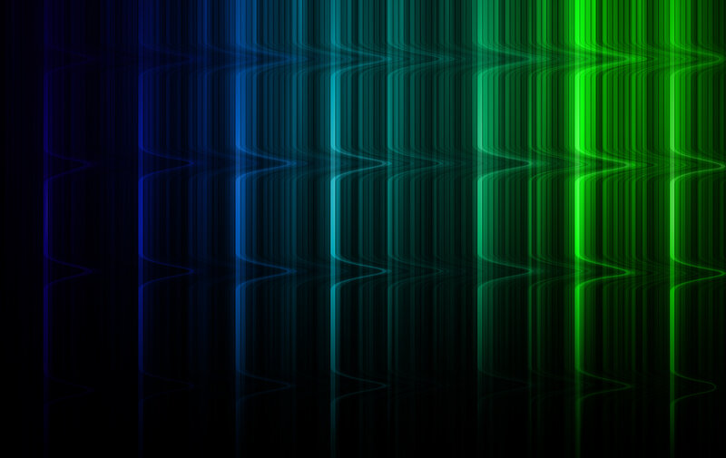 Vertical Light Streaks — Blue, Calm