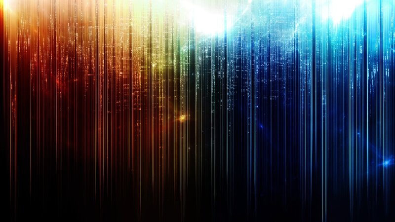 Vertical Light Streaks — Blue, Dynamic, Abstract, Color Gradient