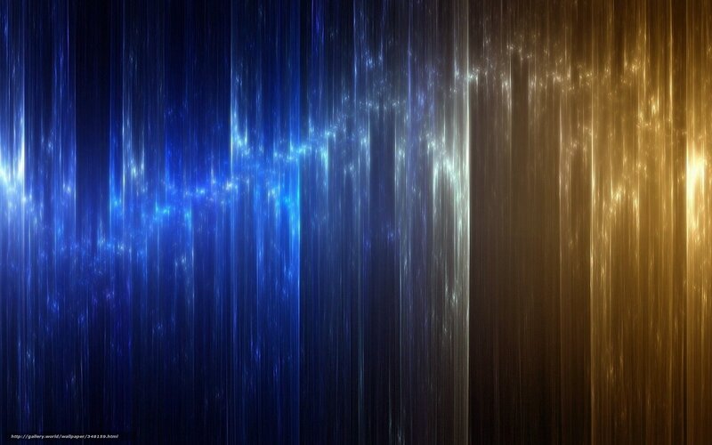 Vertical Light Streaks — Blue, Dynamic, Digital Art