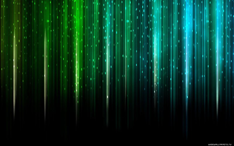 Vertical Light Streaks — Green, Calm, Abstract
