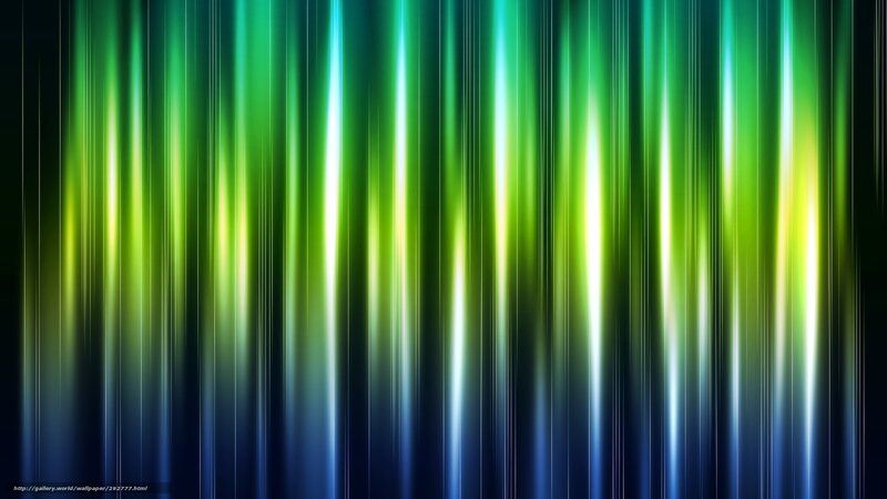 Vertical Light Streaks — Green, Dynamic, Abstract, Color, Lines
