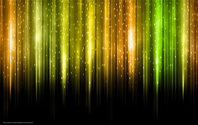 Vertical Light Streaks — Green, Dynamic, Abstract, Color