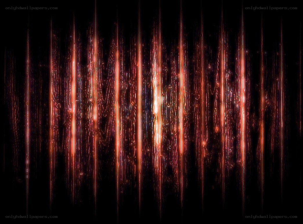 vertical light streaks on black