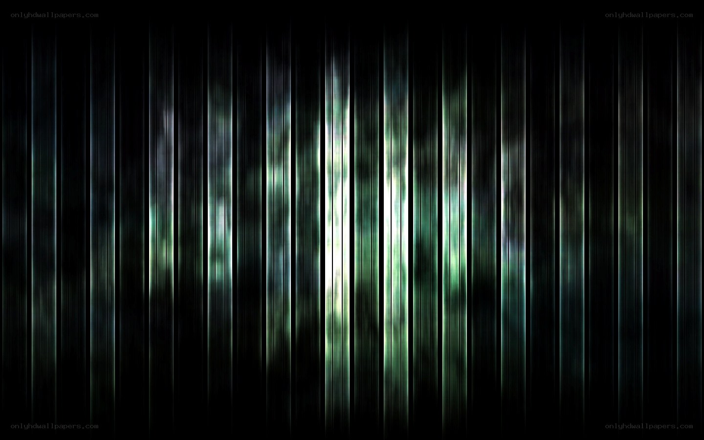 vertical light streaks on black