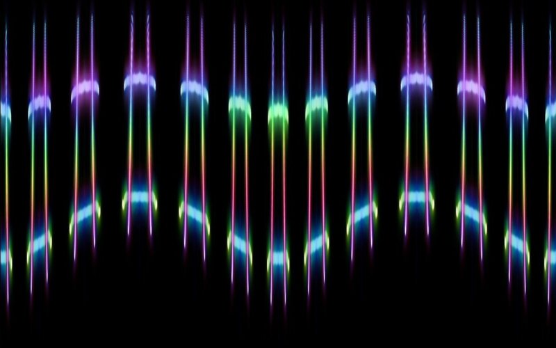 vertical light streaks on black