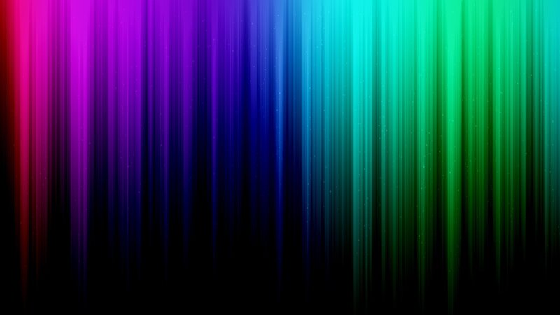 Vertical Light Streaks — Purple, Calm, Abstract, Blue