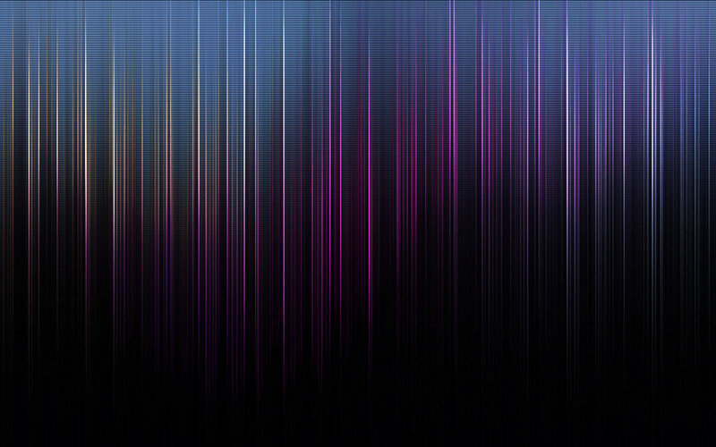 Vertical Light Streaks — Purple, Dark, Abstract, Lines, Color Gradient, Blue, Black