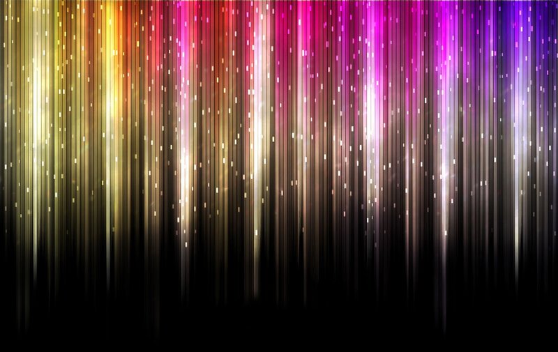 Vertical Light Streaks — Purple, Vibrant, Abstract, Color, Glow