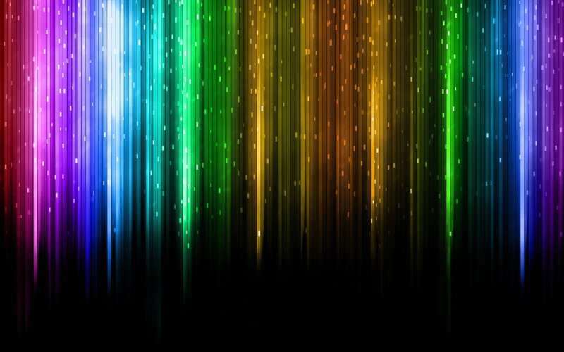 Vertical Light Streaks — Purple, Vibrant, Abstract, Color
