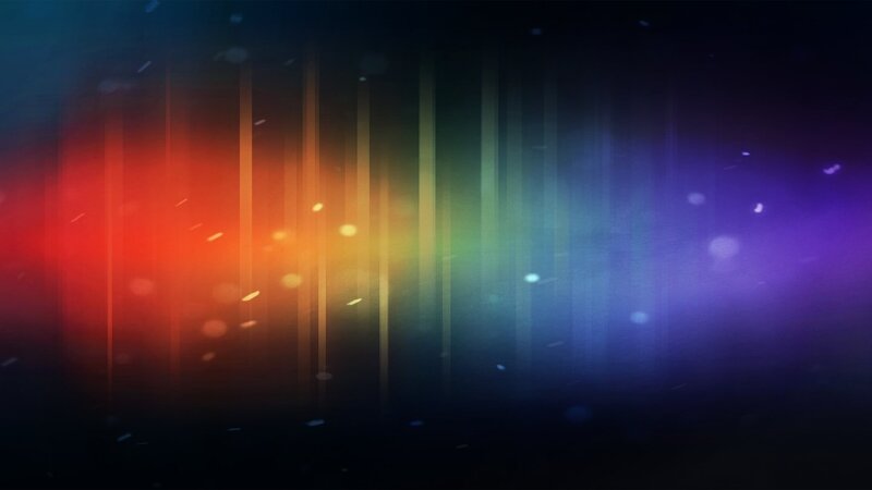 Vertical Light Streaks — Red, Dreamy, Abstract