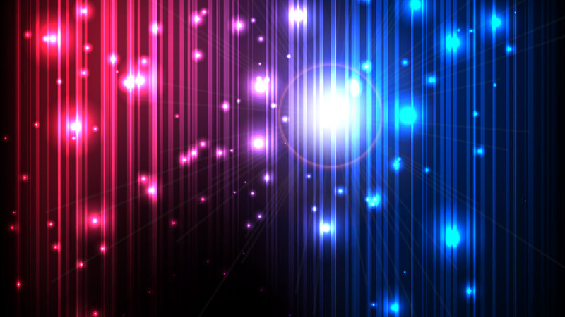 Vertical Light Streaks — Red, Energetic