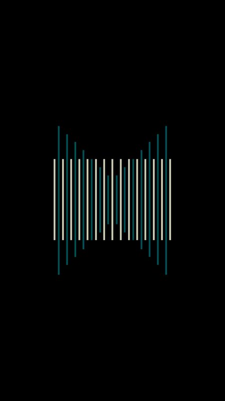 Vertical Lines on Black