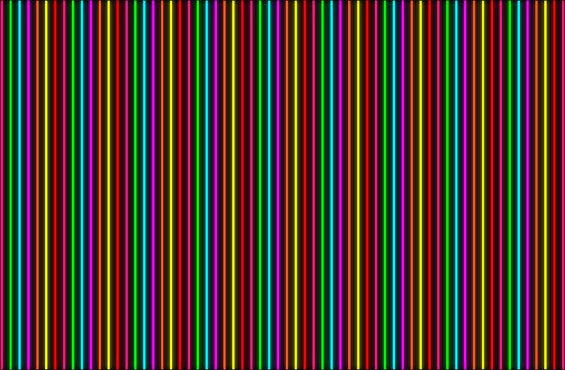 Vertical Neon Stripes