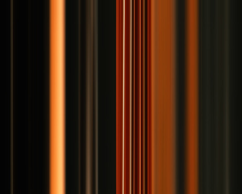 vertical orange and black stripes