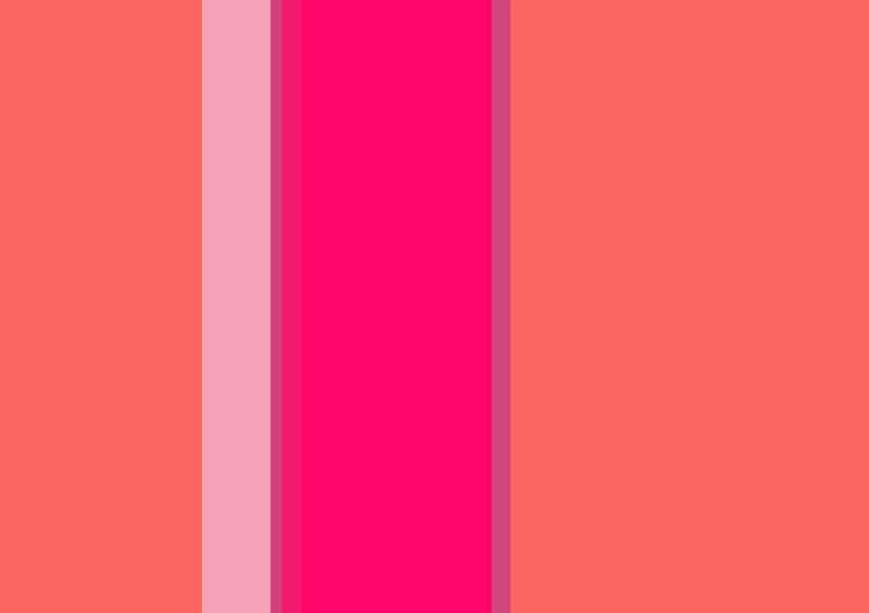 vertical pink and red stripes
