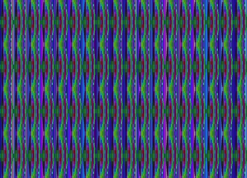 Vertical Pixelated Stripes