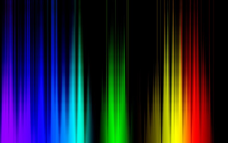 vertical rainbow color bars