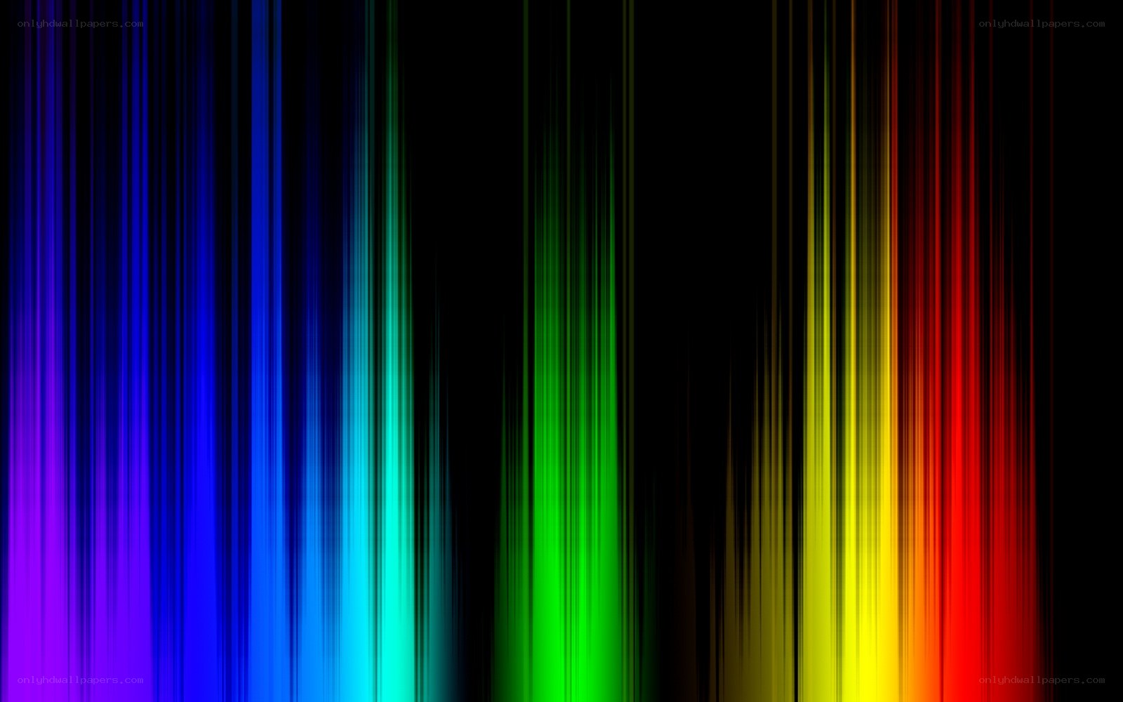 vertical rainbow color bars