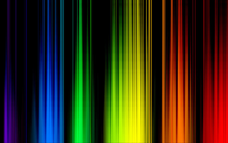 vertical rainbow color bars