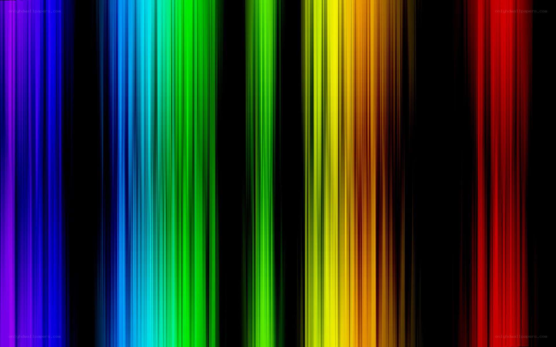 vertical rainbow color bars