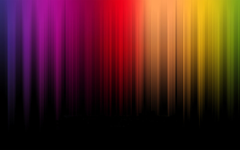 vertical rainbow color gradient