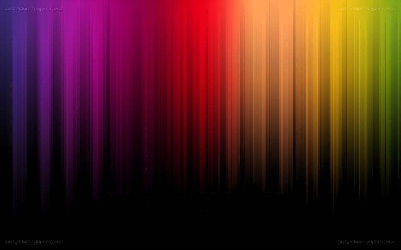 vertical rainbow color gradient