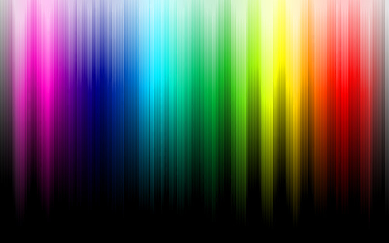 vertical rainbow color gradient