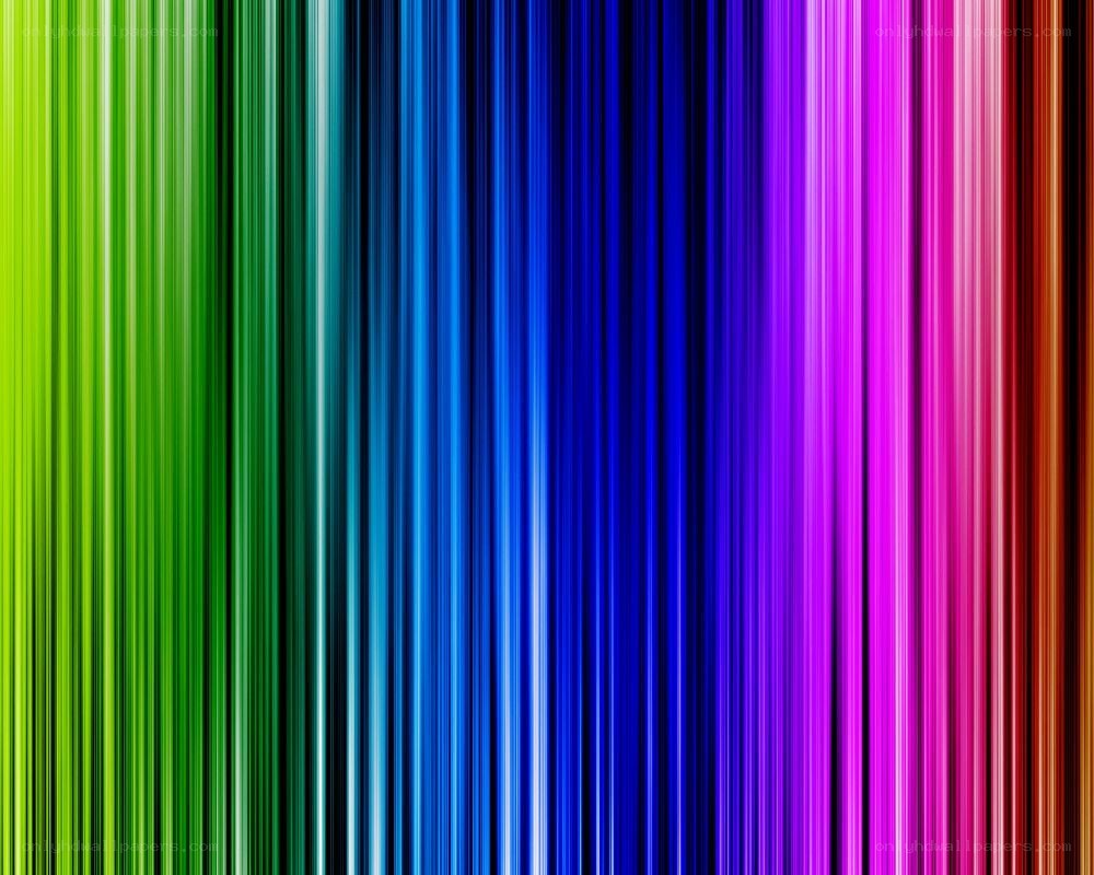 vertical rainbow color stripes