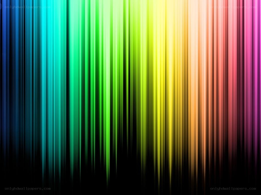 vertical rainbow color stripes