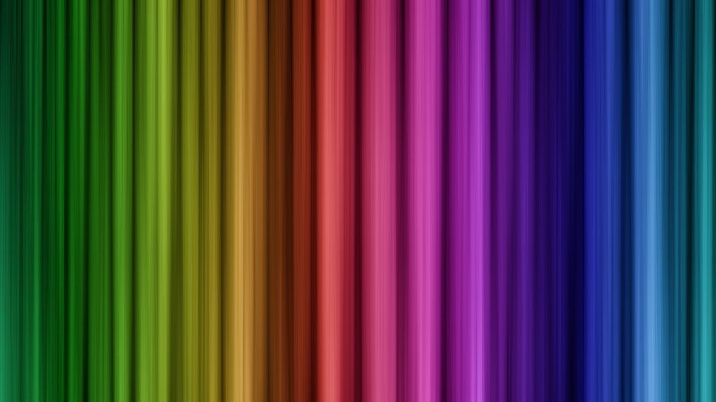 vertical rainbow color stripes