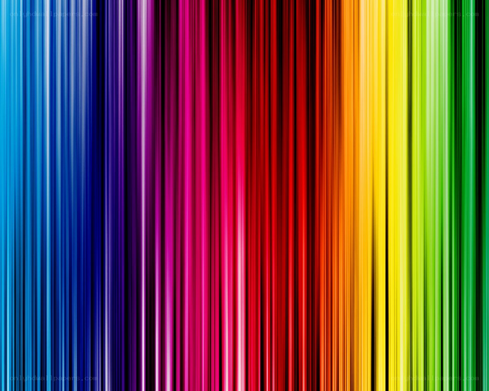 vertical rainbow color stripes