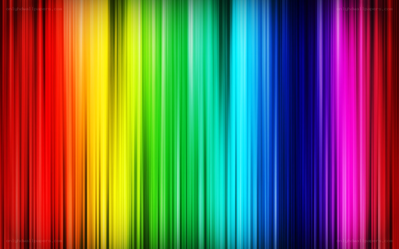 vertical rainbow color stripes