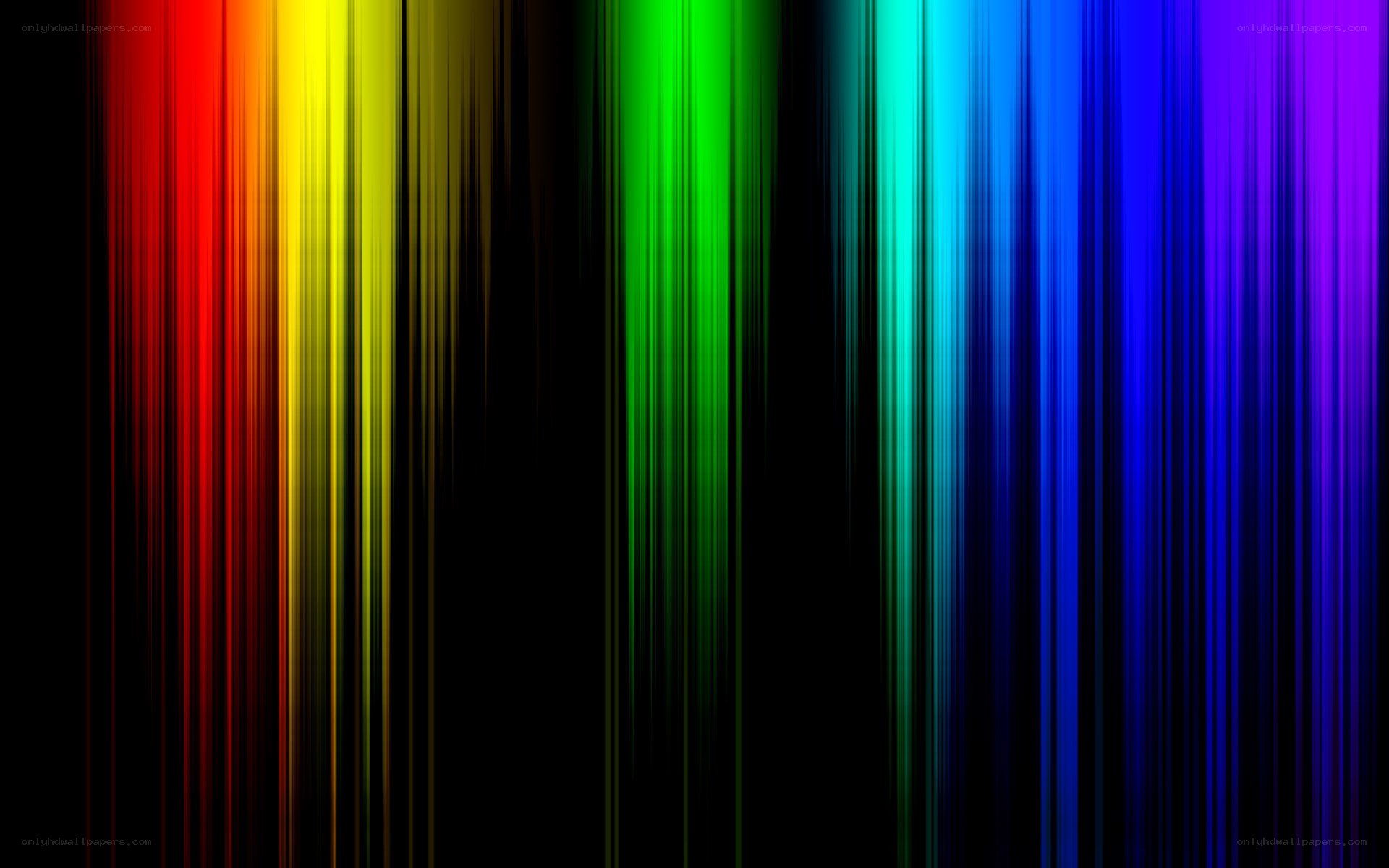 vertical rainbow color stripes