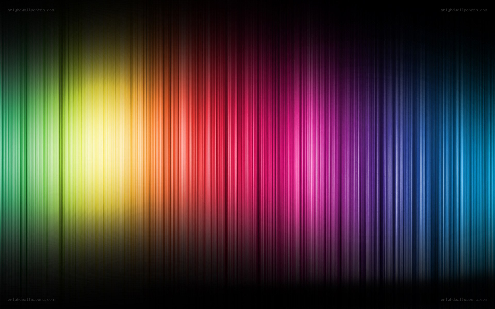vertical rainbow color stripes