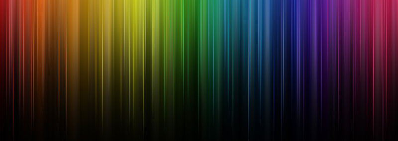 vertical rainbow color stripes
