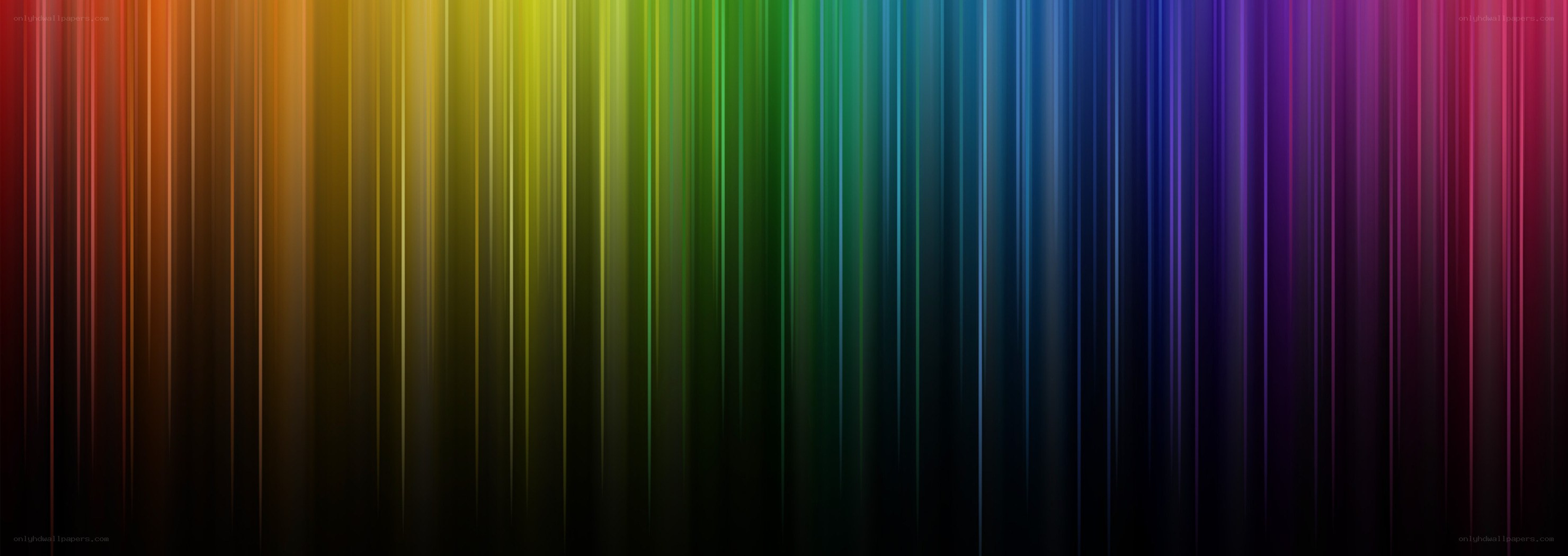 vertical rainbow color stripes