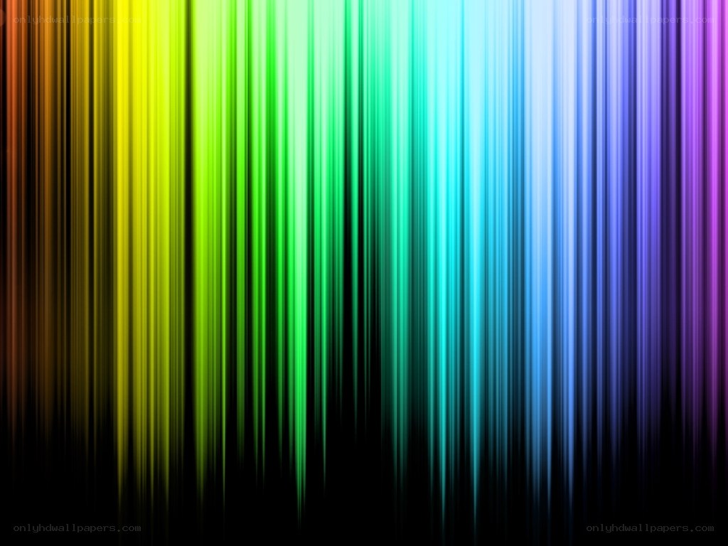 vertical rainbow color stripes