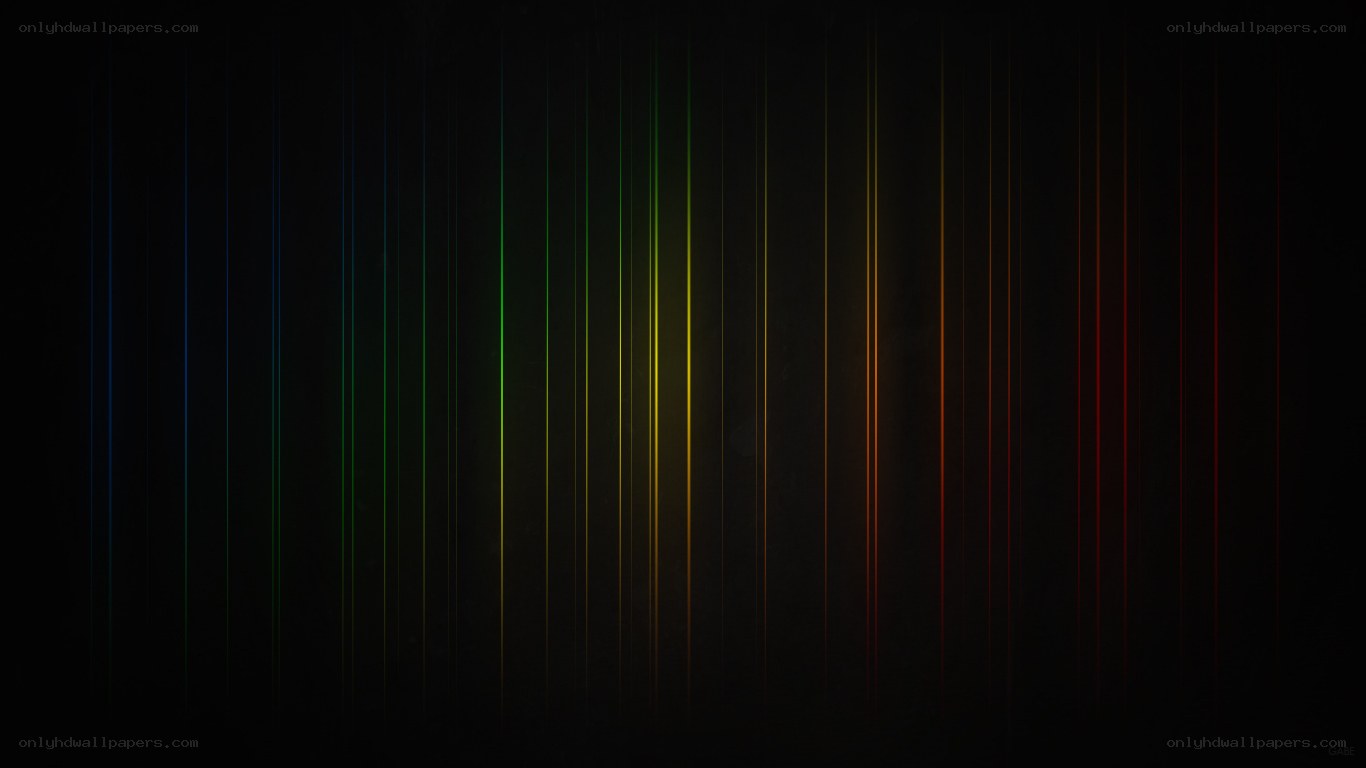 vertical rainbow light streaks