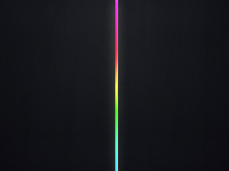 vertical rainbow light strip