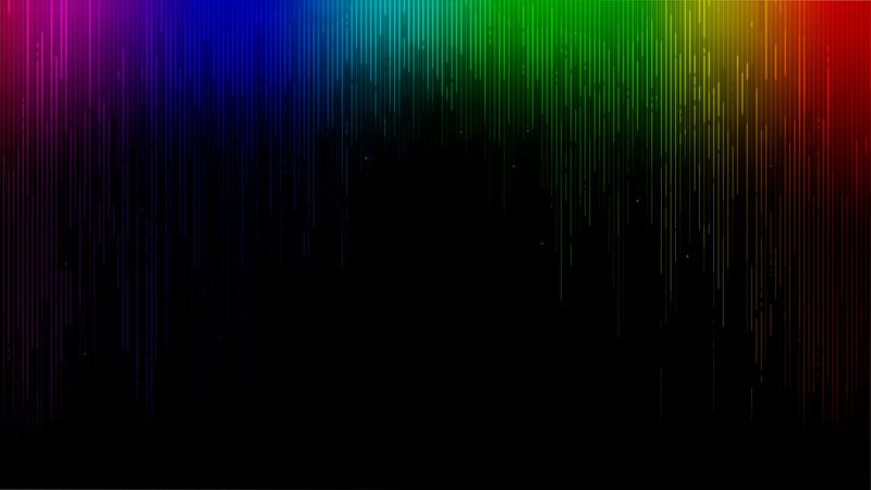 Vertical Rainbow Lines