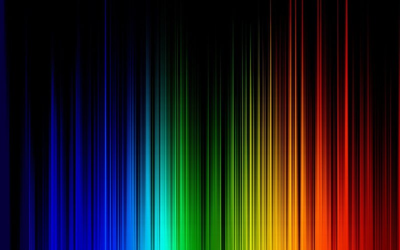 vertical rainbow spectrum lines