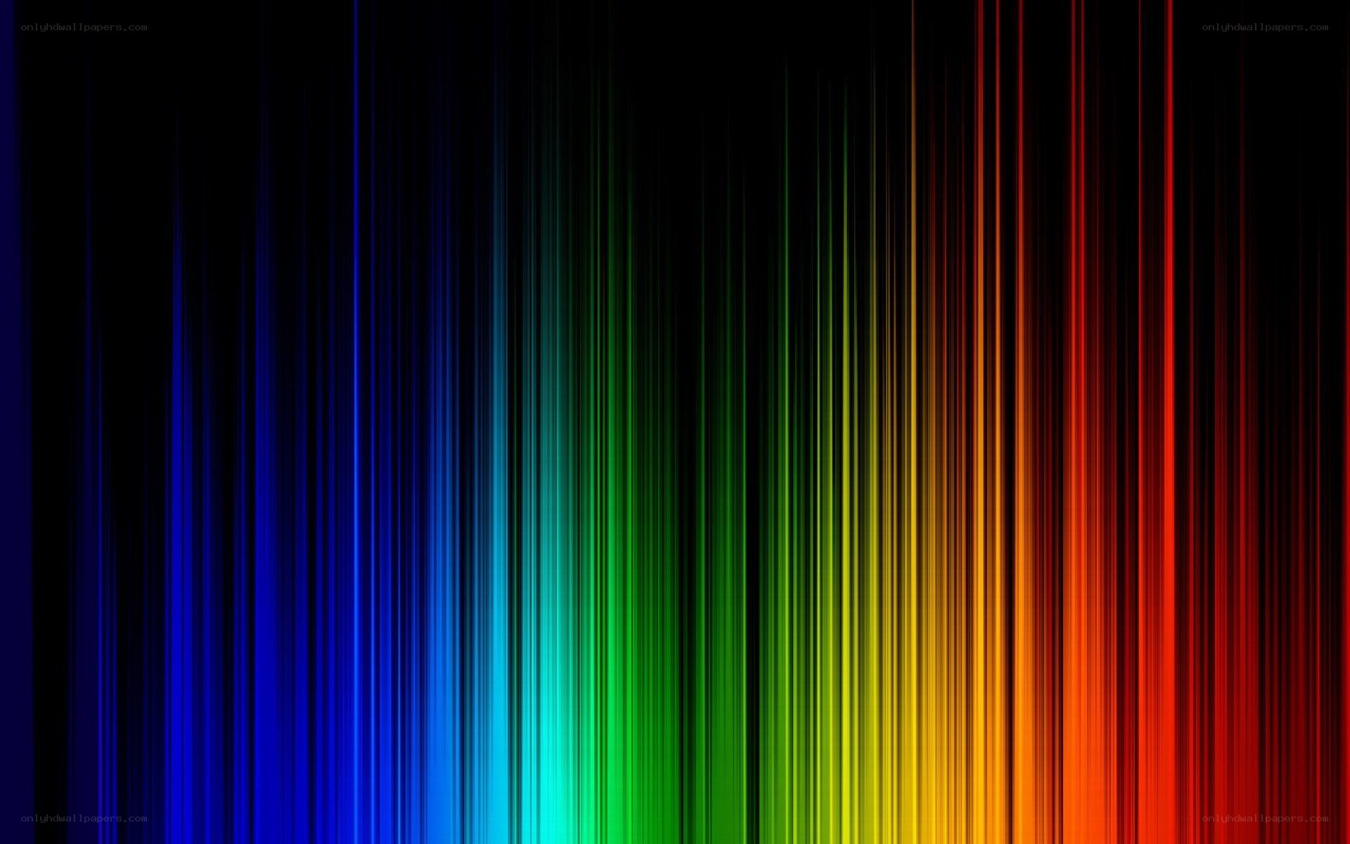 vertical rainbow spectrum lines