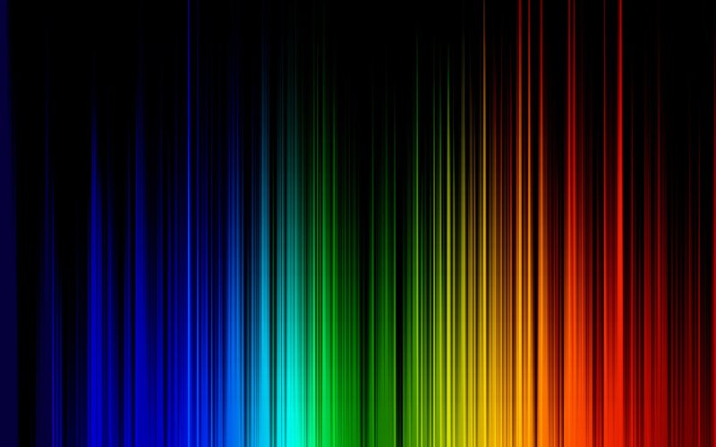 vertical rainbow spectrum