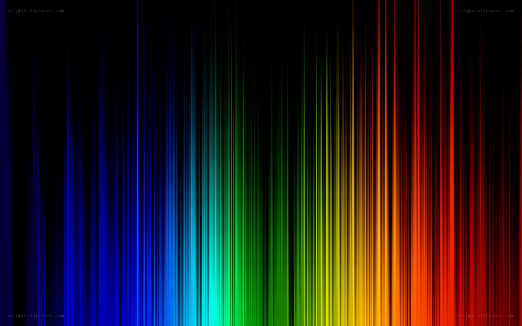vertical rainbow spectrum